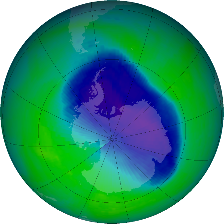 Ozone Map 1993-11-13